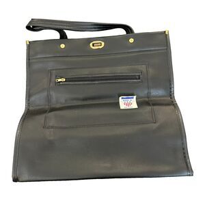 Fertig Products 70s/80s Vintage Black Tote Bag NWT Madie in USA